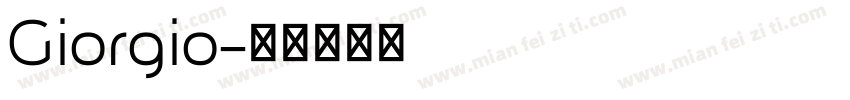 Giorgio字体转换