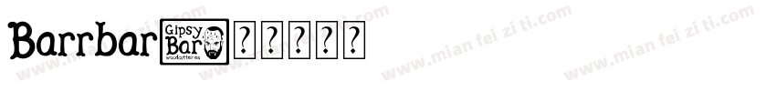 Barrbar字体转换