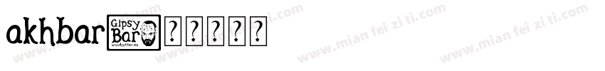 akhbar字体转换