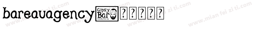 bareauagency字体转换