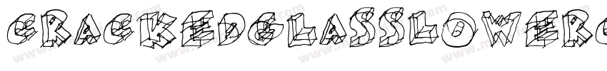 CrackedGlassLowercas字体转换