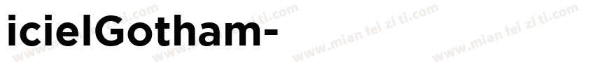 icielGotham字体转换