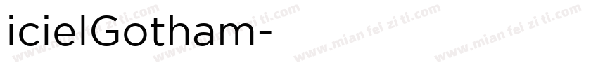 icielGotham字体转换