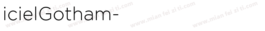 icielGotham字体转换