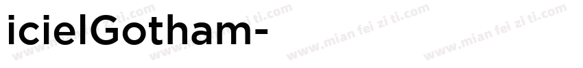 icielGotham字体转换