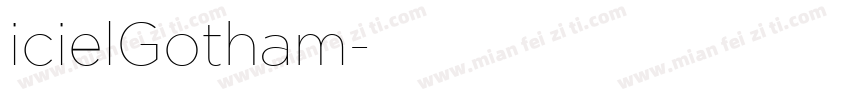 icielGotham字体转换