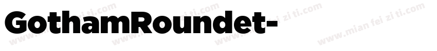 GothamRoundet字体转换