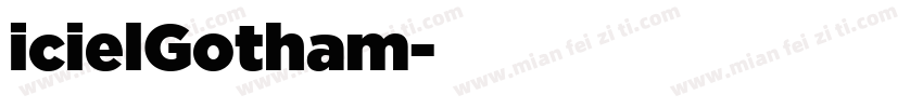 icielGotham字体转换