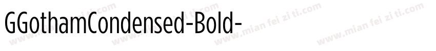 GGothamCondensed-Bold字体转换