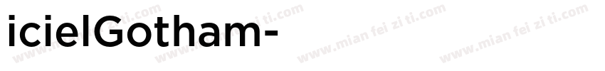 icielGotham字体转换