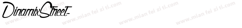 DinamixStreet字体转换