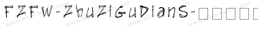 FZFW-ZhuZiGuDianS字体转换
