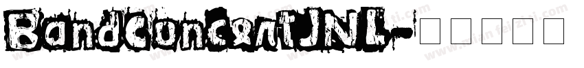 BandConcertJNL字体转换