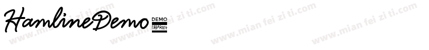 HamlineDemo字体转换