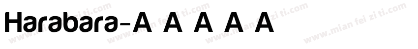 Harabara字体转换