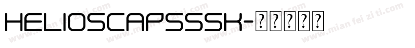 HeliosCapsSSK字体转换