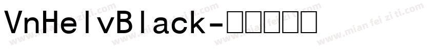 VnHelvBlack字体转换