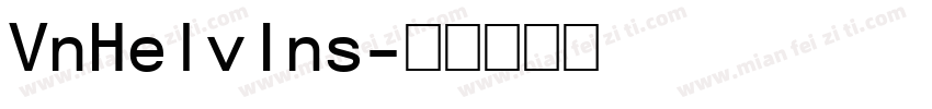 VnHelvIns字体转换