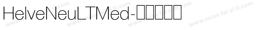 HelveNeuLTMed字体转换