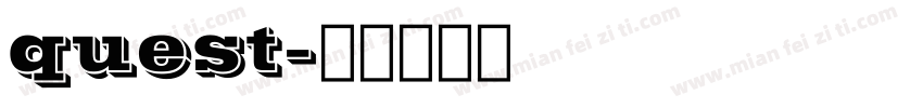 quest字体转换