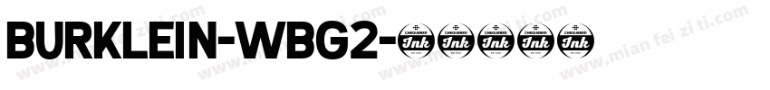 Burklein-wBG2字体转换