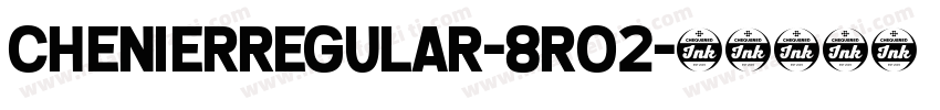 ChenierRegular-8rO2字体转换