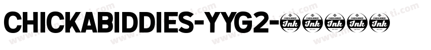 Chickabiddies-yYG2字体转换