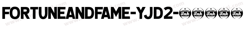 Fortuneandfame-YJD2字体转换
