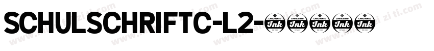 SchulschriftC-L2字体转换
