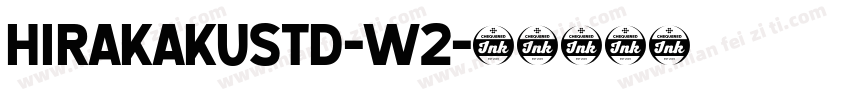 hirakakustd-w2字体转换