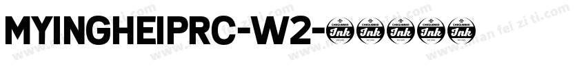 myingheiprc-W2字体转换