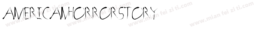 AmericanHorrorStory-字体转换