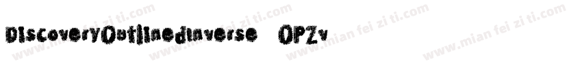 DiscoveryOutlinedInverse-0PZv字体转换