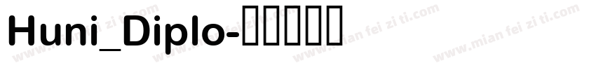 Huni_Diplo字体转换
