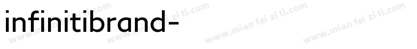 infinitibrand字体转换
