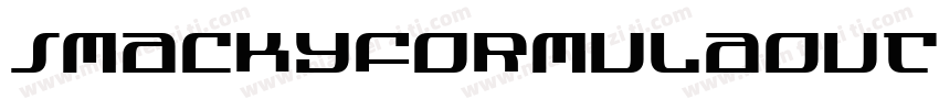 SmackyFormulaOut字体转换