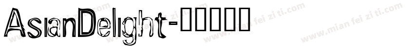AsianDelight字体转换