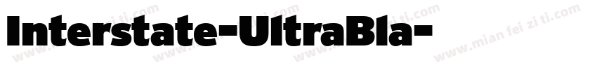 Interstate-UltraBla字体转换