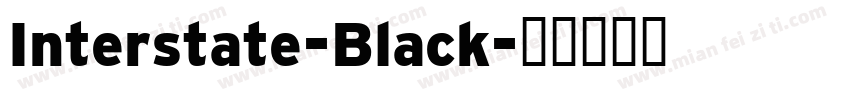 Interstate-Black字体转换