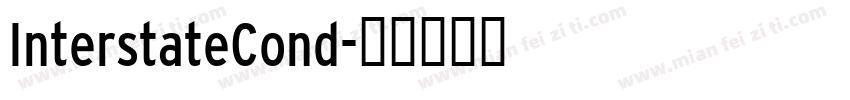InterstateCond字体转换