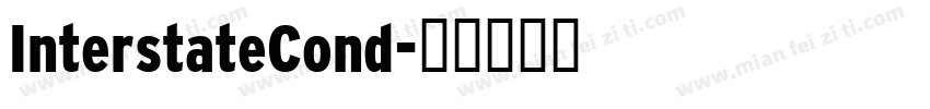 InterstateCond字体转换