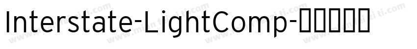 Interstate-LightComp字体转换