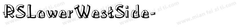 RSLowerWestSide字体转换