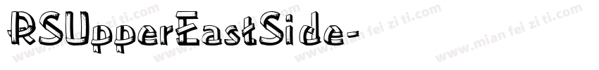 RSUpperEastSide字体转换