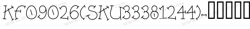 KF09026(SKU33381244)字体转换