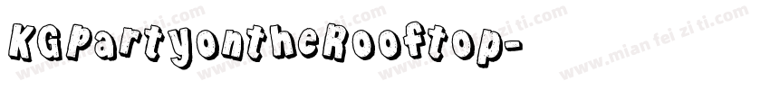 KGPartyontheRooftop字体转换