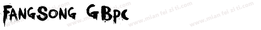 FangSong-GBpc字体转换