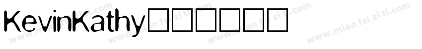 KevinKathy字体转换
