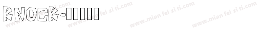 KNOCK字体转换