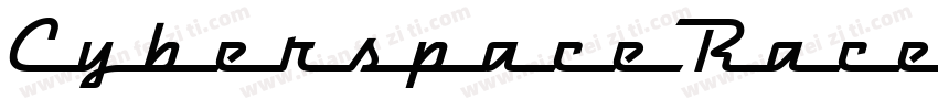 CyberspaceRacewayBack-9arj字体转换
